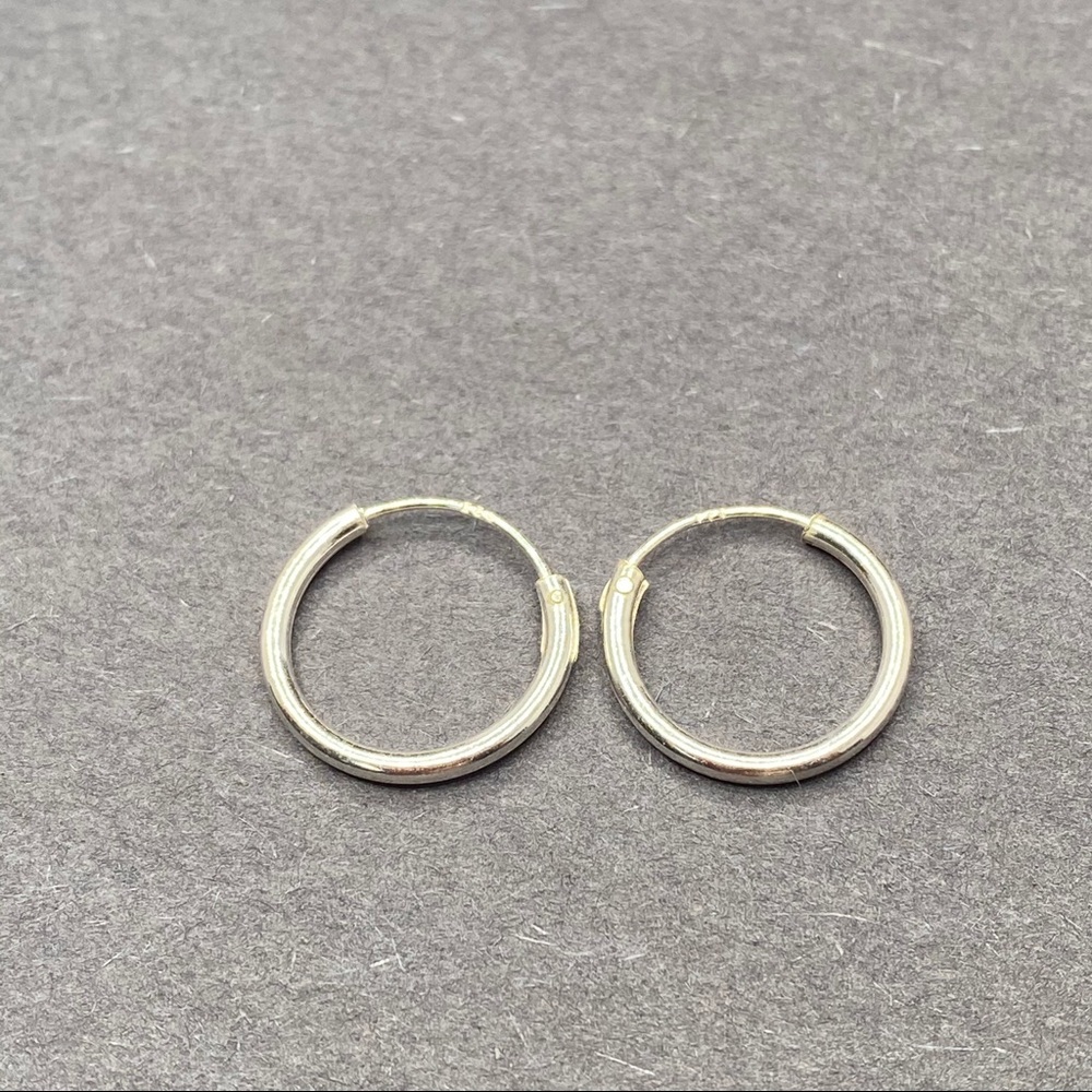925 Sterling Silver Hoop Earrings Women’s Jewelry